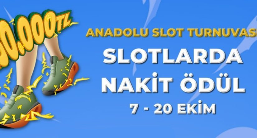 Anadolu Casino Slot Turnuvası, Birinciye 75 Bin TL Ödül